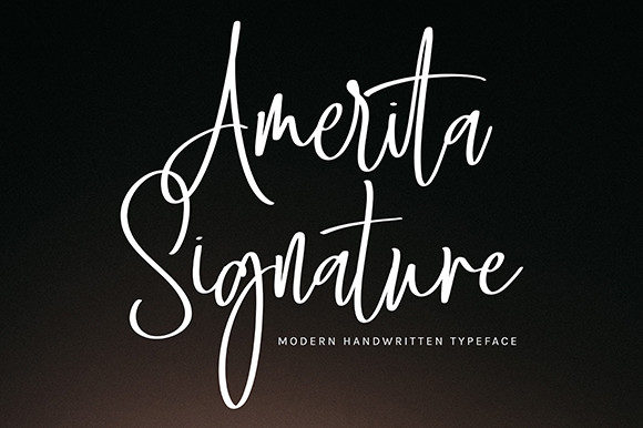 Amerita Signature: A Stylish Script Font