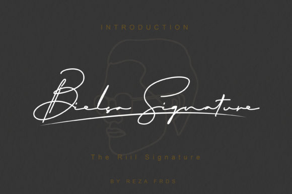 Bielsa Signature: A Stylish Script Font for Web Design