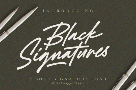Black Signatures Font Review