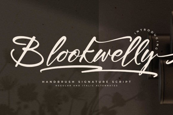 Blookwelly: The Perfect Script Font for Handmade Brands