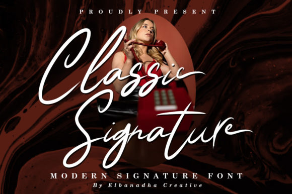 Classic Signature Font for Web Design