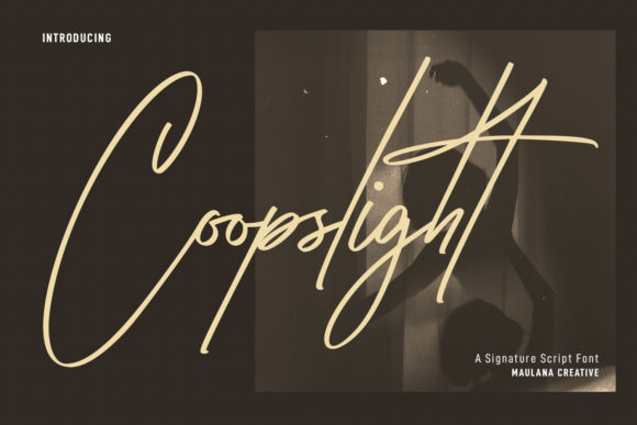 Coopslight Font Review: A Tall Signature Typeface for Brands