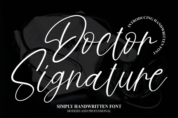Doctor Signature Font for Web Design