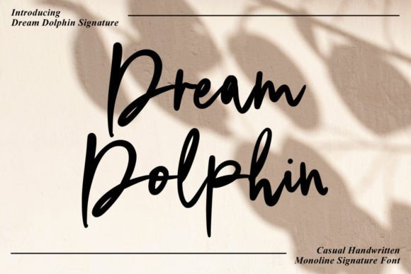 Dream Dolphin Font: A Polished Typeface for Small Business Branding