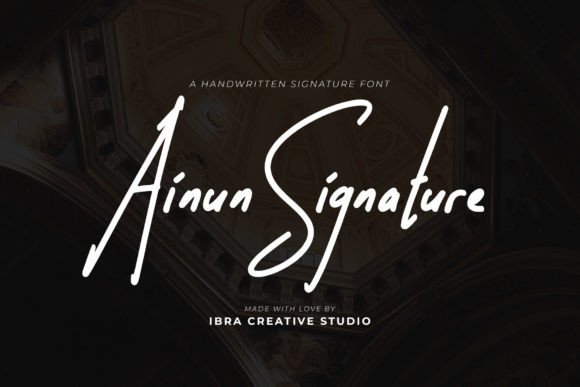 Elevate Your Brand with the Ainun Signature Font