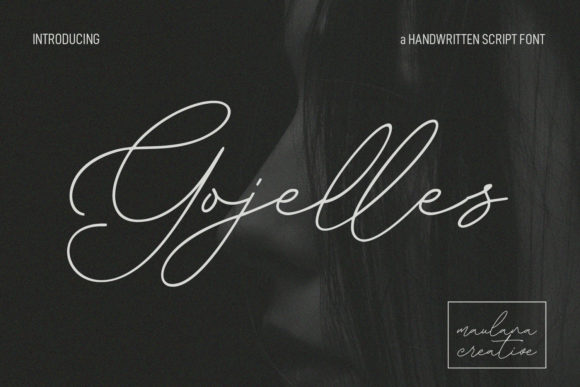 Gojelles: A Slim Script Typeface for Modern Web Design
