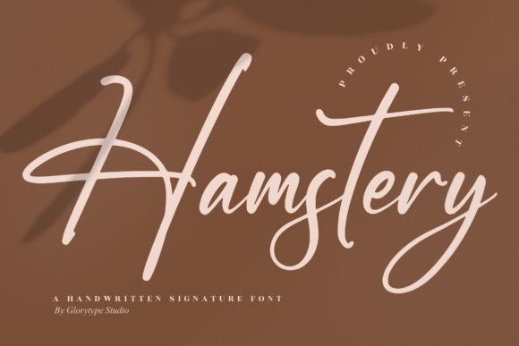 Hamstery Font: Elevating Web Design with Flowing Script Typography