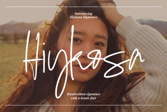 Hiykosa: A Handmade Script Font for Authentic Branding