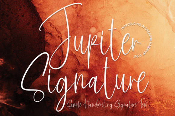 Jupiter Signature: A Timeless Handwritten Font