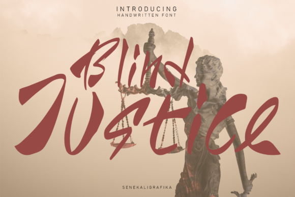 Justice Blind Font: Elevating Web Design with Bold Script