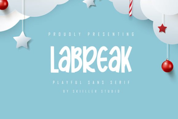 Labreak: The Playful Sans Serif Font for Crafters