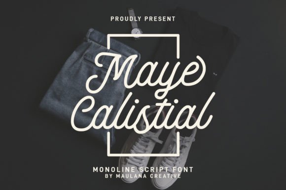 Maye Calistial: A Modern Script Font for Web Design