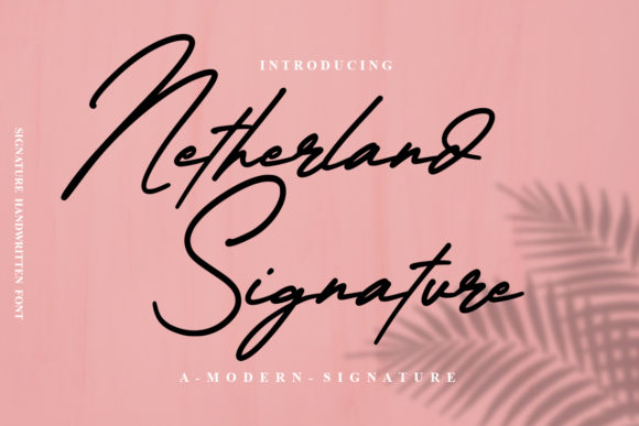 Netherland Signature Font for Business