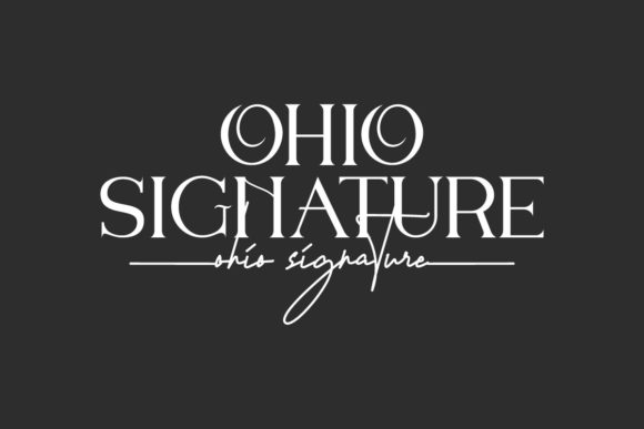 Ohio Signature Font Review: A Chic Serif for Branding