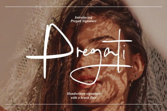 Pregati Font: Elevating Brand Identity with Handmade Script