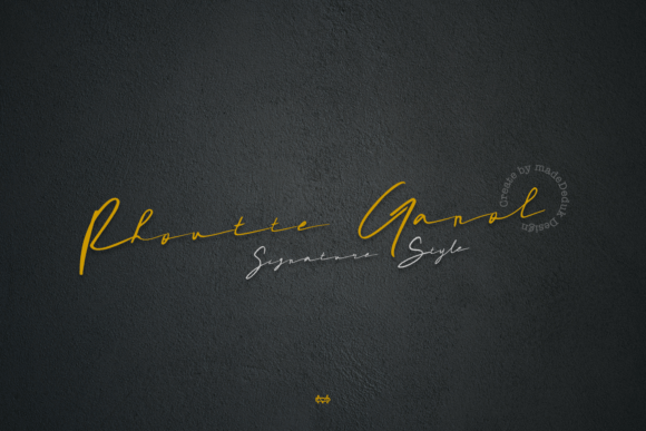Rhoutte Ganol: The Script Font That Elevates Your Brand