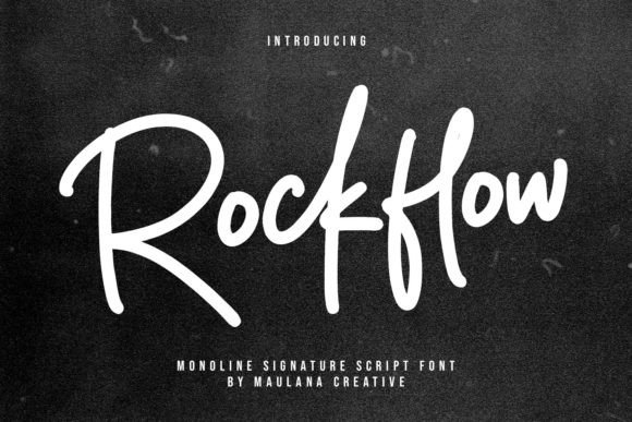 Rockflow: A Handwritten Typeface for Editorial Personality