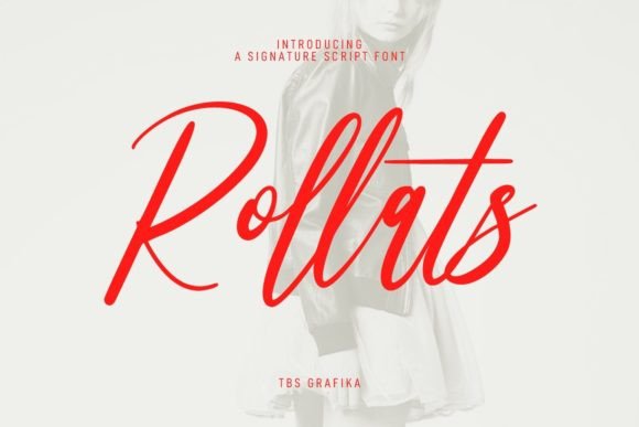 Rollats Font Review: A Signature Script for Web Headers