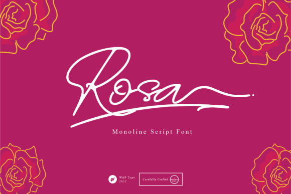 Rosa Signature Font Review