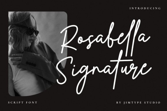 Rosabella Signature: The Script Font That Elevates Small Business Brands