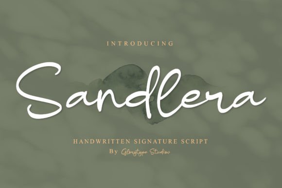 Sandlera: A Handwritten Font for Elegant Design