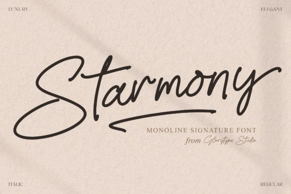 Starmony: The Handwritten Font for Consistent Branding