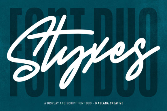 Styxes: A Versatile Script and Sans Typeface for Editorial Design