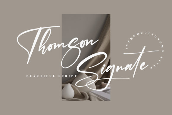 Thomson Signate: A Premium Script Font
