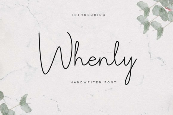 Whenly: The Signature Font That Elevates Your Brand Identity